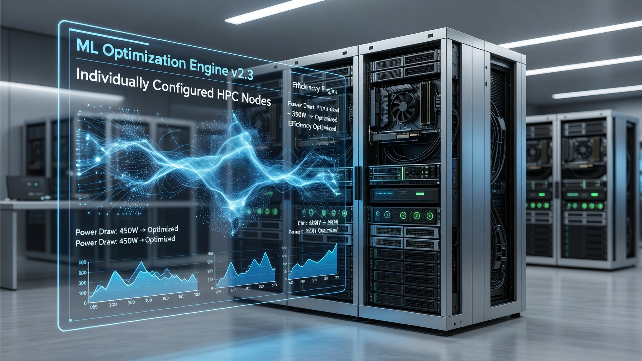 Leveraging Machine Learning Algorithms to Optimize Power Efficiency in Individually Configured High Performance Computers